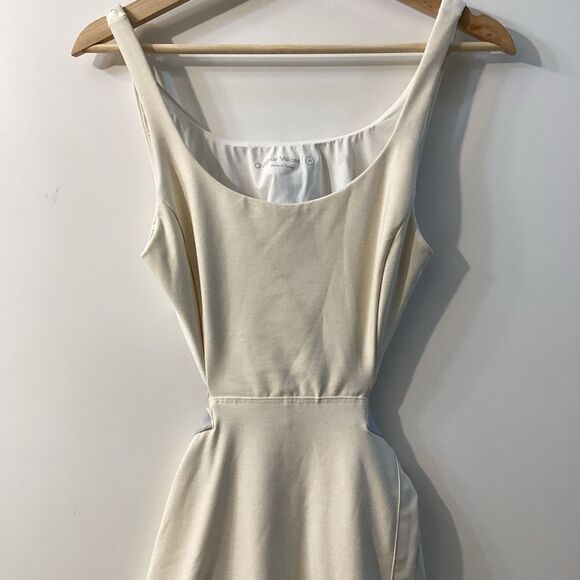 Outdoor Voices White Court Dress‎ Cutout Back Athletic Tennis Skort Dress Size M - Picture 8 of 14